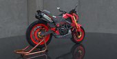 Honda Msx Modified red