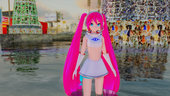 PDFT Hatsune Miku Space Chanel 5 + Animated Face