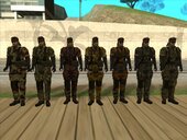 Naked Snake (with bandana, eyepatch and all camouflages) from Metal Gear Solid 3: Snake Eater