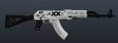 CSGO 2 M4A4 Temukau + Ak-47 Printstream V2