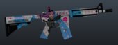 CSGO 2 M4A4 Temukau + Ak-47 Printstream V2