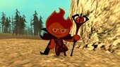 Fire Spirit Cookie and Agar-Agar Cookie - Cookie Run : Kingdom