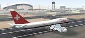 Swissair Boeing 747 for Android