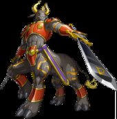 Vajramon and Pajiramon from Digimon 