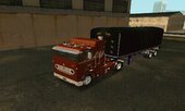 International Cab Over Con Remolque