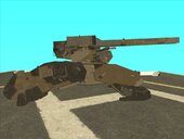 Battle Gear (with Splitter camo) from Metal Gear Solid V: The Phantom Pain