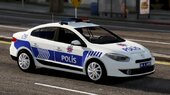 Renault Fluence Polis Asayiş & Trafik Polisi [Kaplama]