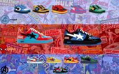 MARVEL™Comics X Bathing Ape Sneakers For CJ HD/ FRANKLIN 2.0 In Mobile