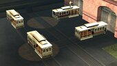 Parked Trams at San Fierro Depot 2.0