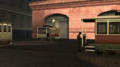 Parked Trams at San Fierro Depot 2.0