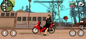 2021 Wave 125i Red Color For Mobile