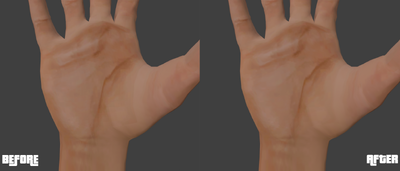 Luis's Hand Seams Fix