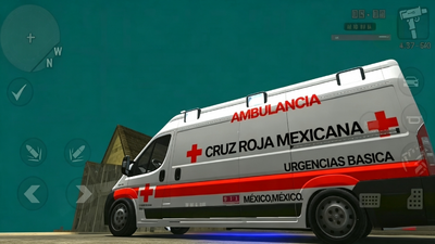 2013 Peugeot Boxer Ambulancia Cruz Roja Mexicana (DFF Only)