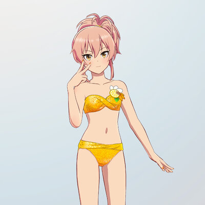 Mika Jougasaki Sun Shining Swimsuit (Idolmaster Starlit Season)