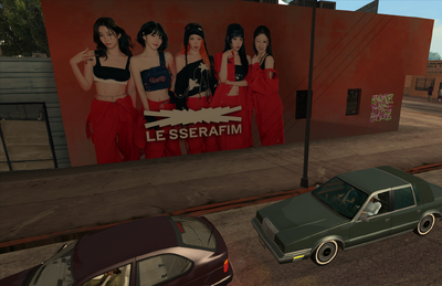 LE SSERAFIM MURAL
