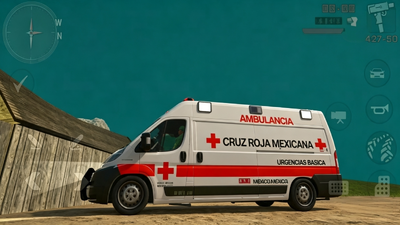 2013 Peugeot Boxer Ambulancia Cruz Roja Mexicana (DFF Only)