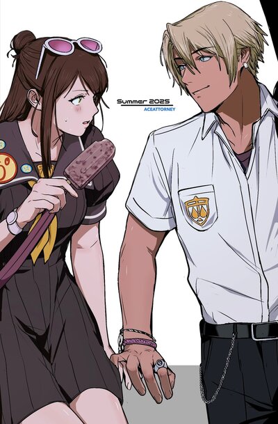 Ace Attorney School Pack (Only Girls)