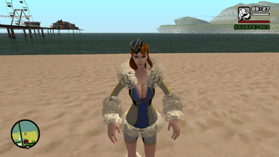 Winter Olympian Athena (SMITE)