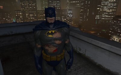 KNIGHTFALL - Batman/Bane 2 Pack  DELUXE [ Addon Ped ]