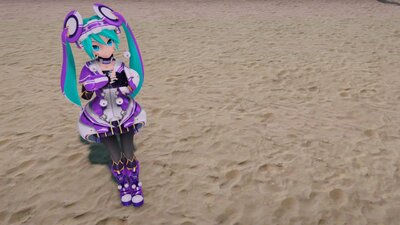 PDFT Hatsune Miku FOnewearl Style + Animated Face