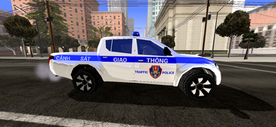 Mitsubishi Triton Traffic Police Vietnam V2 For Mobile