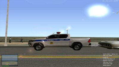 Vietnamese Ward Police Pickup Truck