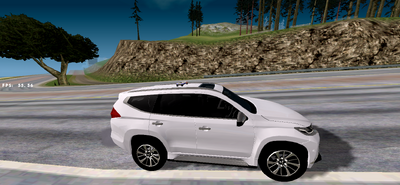 Mitsubishi Pajero Biển Xanh Có Đèn For Mobile