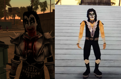 PACK Band KISS Gene Simmons, Paul Stanley, Peter Criss and Ace Frehley from Tony Hawk's Underground