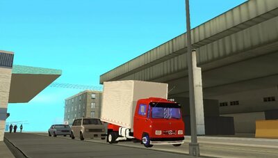 Mercedes-Benz 608 Boxtruck (Baú Qualificado) for Mobile