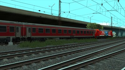 DB BR101 and DB Bimz 546