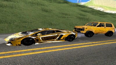 Lamborghini Aventador LP700-4 Gold Chrome Baku Luxury